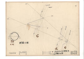 宇宙科学館; 資料名称:スペイサリウム 入口 詳細-3 月面上の枠; 縮尺:1:5