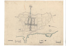 大島元町計画; 資料名称:平面; 縮尺:1:2000