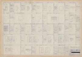 日本相互銀行中野本町通支店；資料名称:建具表(其ノ一)；縮尺:1:50；作成年月日:昭和35年12月22日