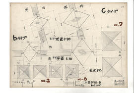 宇宙科学館; 資料名称:小窓 詳細-3 b・cタイプ; 縮尺:1:10