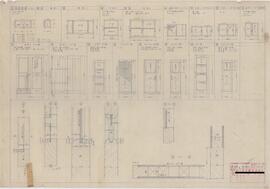 日本無尽株式會社小田原支店；資料名称:建具表及框現寸；縮尺:1:20 1:1；作成年月日:昭和24年7月18日