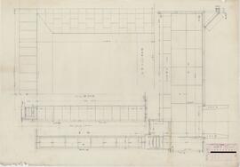 日本無尽株式会社川崎支店；資料名称:テラゾー目地割図；縮尺:1:20；作成年月日:昭和24年3月22日