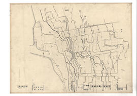 大島元町計画; 資料名称:港前広場-地形図; 縮尺:1:500