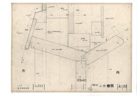 大島町商工観光会館; 資料名称:WD-01 上枠 断面