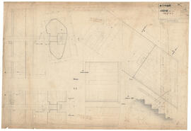 呉羽中学校; 資料名称:木製手摺（栗:アク出シ）（カイダン）; 縮尺:1:1