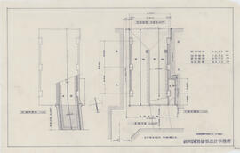 日本相互銀行呉服橋ビル；資料名称:車庫入口,平面図；縮尺:1:100