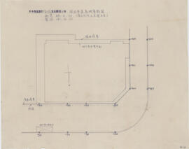 日本相互銀行新橋支店新築工事；資料名称:周辺歩道高低実測図；作成年月日:Apr.11.155