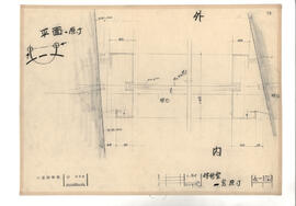 宇宙科学館; 資料名称:休憩室 窓 - 原寸; 縮尺:1:1