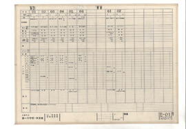 大島町立第一中学校・体育館; 資料名称:建具